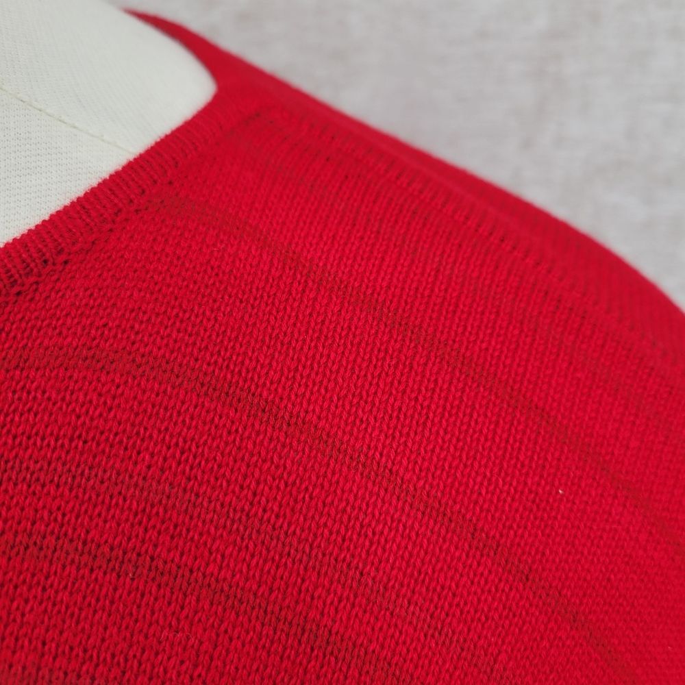 Jones New York Red Striped Women's Poncho - Picture 5 of 11
